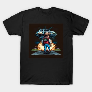 Marty Pixelated art T-Shirt